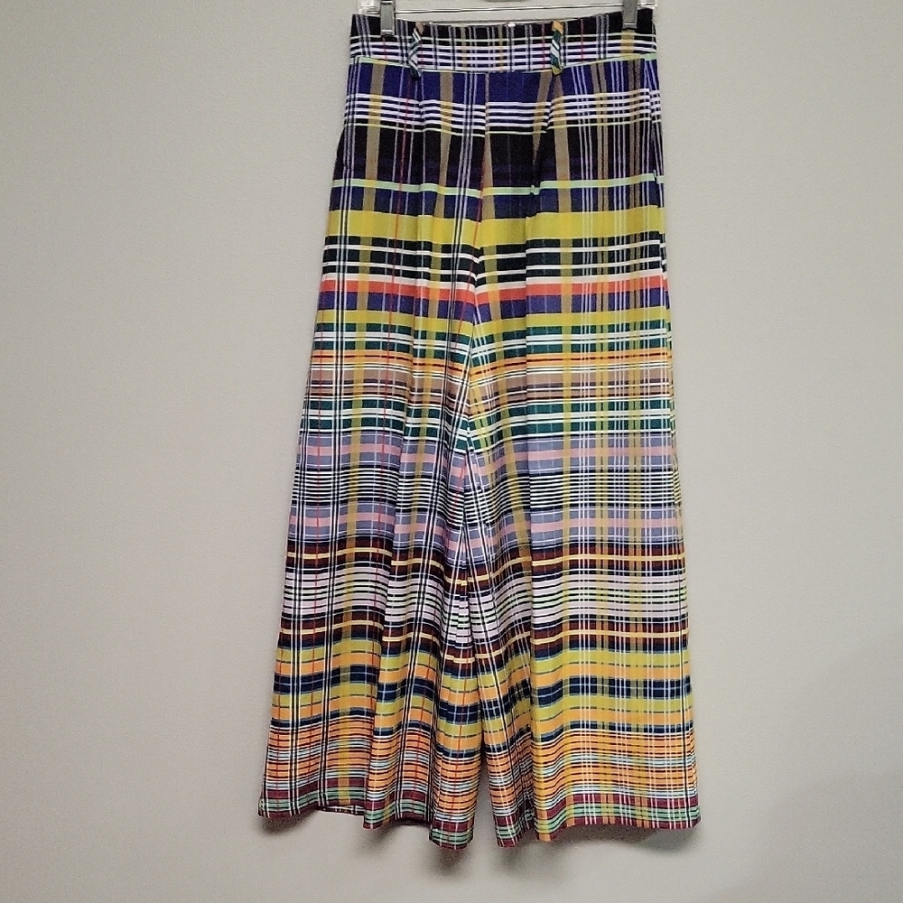 Uoozzee Wide-leg, Multi Colored Pants With Pockets.